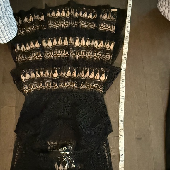 Black lace mini Bebe dress. - Picture 10 of 10